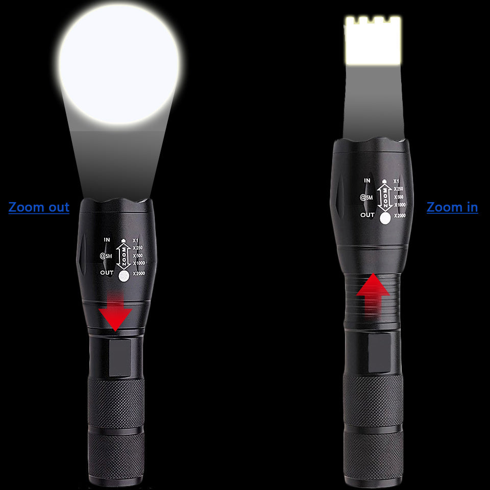 Illuminate Your Adventures with the Self-Defense Waterproof Flashlight
